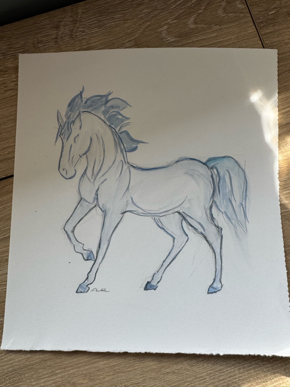Blue Horse Art